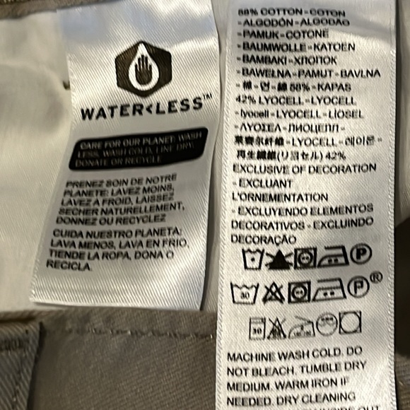 Levi's High Rise Pleated Baggy Trousers in Cobblestone Neutral VARSITY PREP NWT - Picture 8 of 16